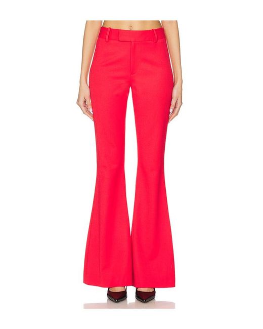 Smythe Red Bootcut Pant