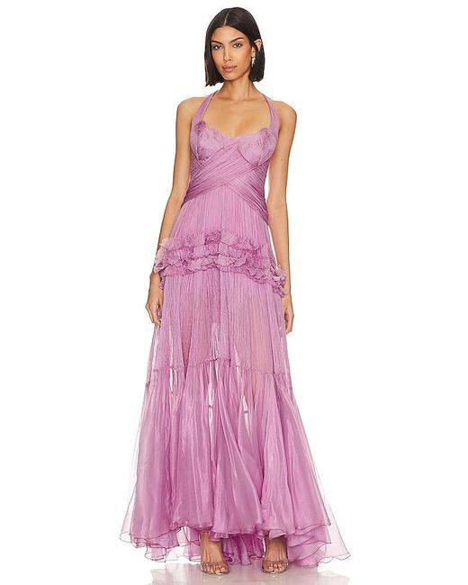 Maria Lucia Hohan Purple Lia Gown