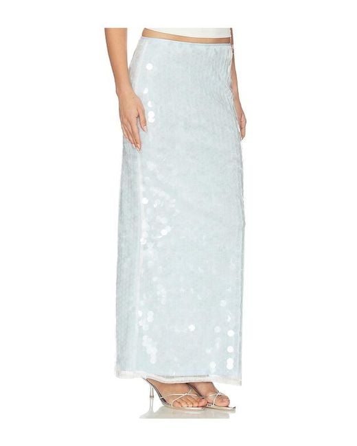 superdown White Bryony Maxi Skirt