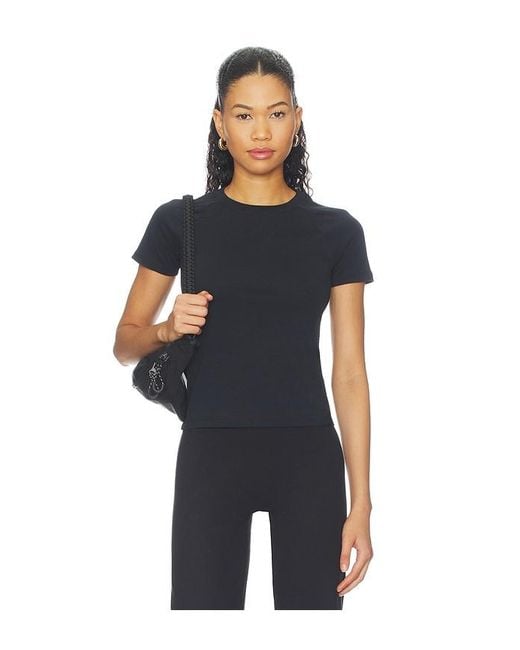 WellBeing + BeingWell Blue Lani Raglan Tee