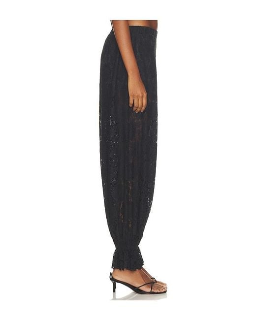WeWoreWhat Black Balloon Lace Trouser