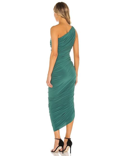 Norma Kamali Green Diana Gown