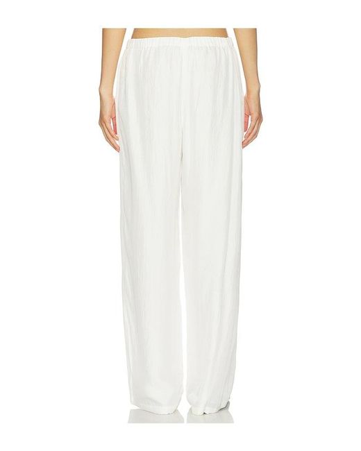 Theory White Flowy Pants