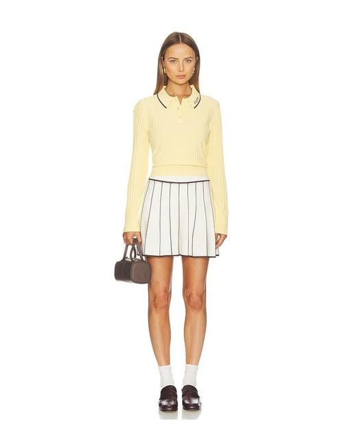 Malbon Natural Selma Polo Top