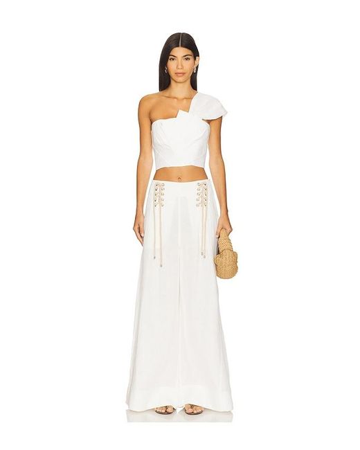 JBQ White Hampton Pant