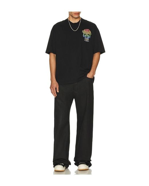 AllSaints Black Trance Crew Neck Tee for men