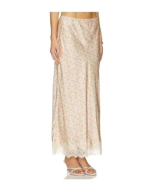 Rixo Natural Matilde Skirt