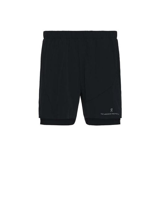 On Shoes Black X Post Archive Facti (paf) Shorts for men