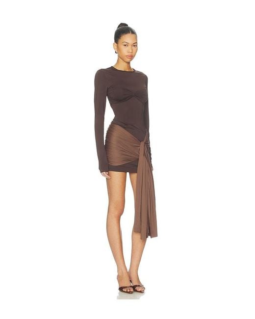 Lioness Brown Midnight Mini Dress