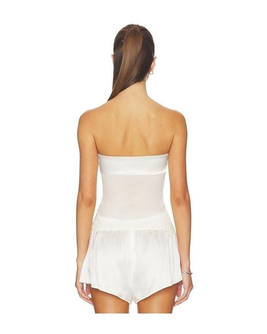 superdown White Ryliana Strapless Top