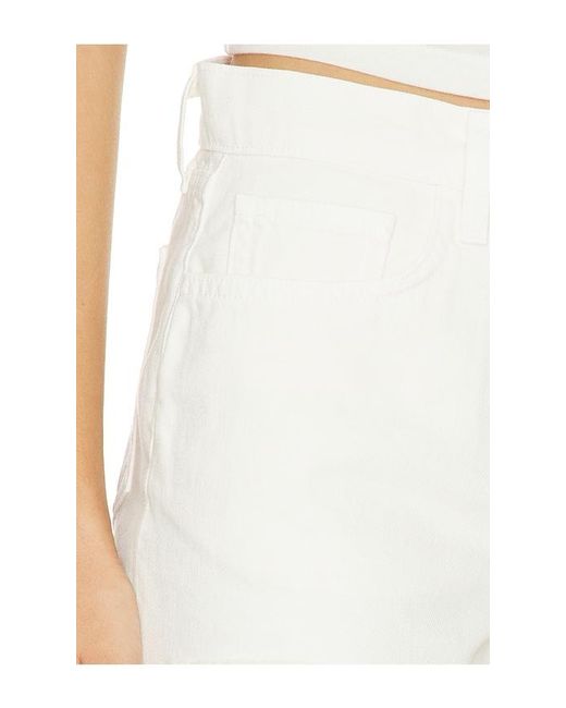 L'Agence White Clark High Rise Short