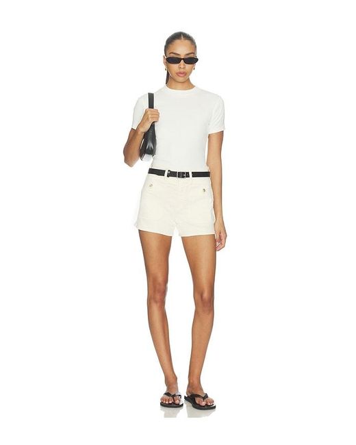 PAIGE White Fallon Short