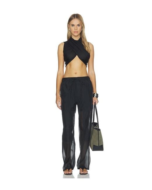 Rag & Bone Black Atlas Organza Pant