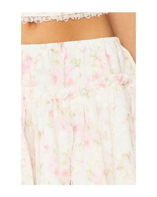 MAJORELLE White Deidre Mini Skirt