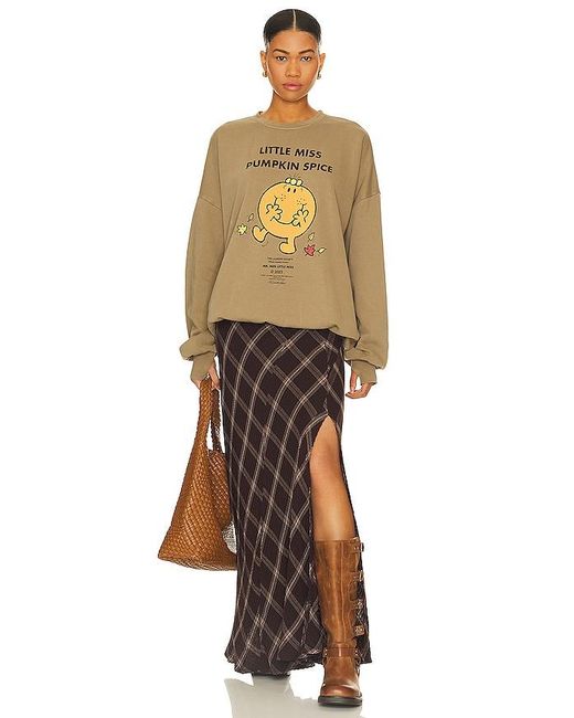 The Laundry Room Natural Little Miss Pumpkin Spice Jumper