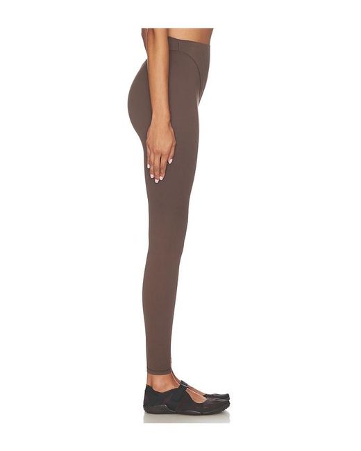 NikeSKIMS Brown Matte Corset Leggings