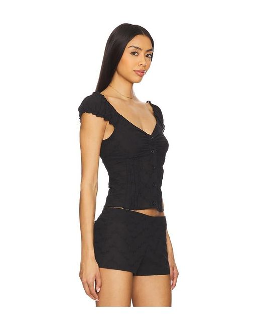 Bella Venice Stephanie トップ Black
