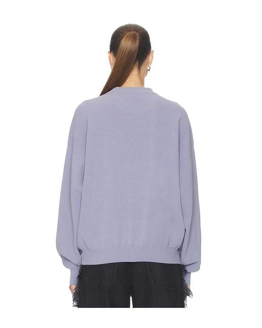 Alexander Wang Purple Crewneck Pullover
