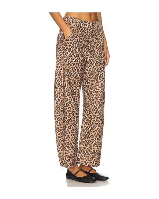 LNA Natural Hose Mit Leopardenmuster Cross Creek