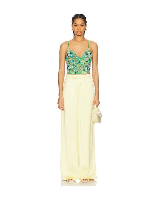 La Fuori Green Mossy Meadow Bustier