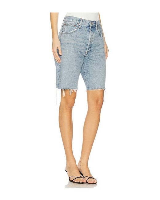 Agolde Blue 90's Short
