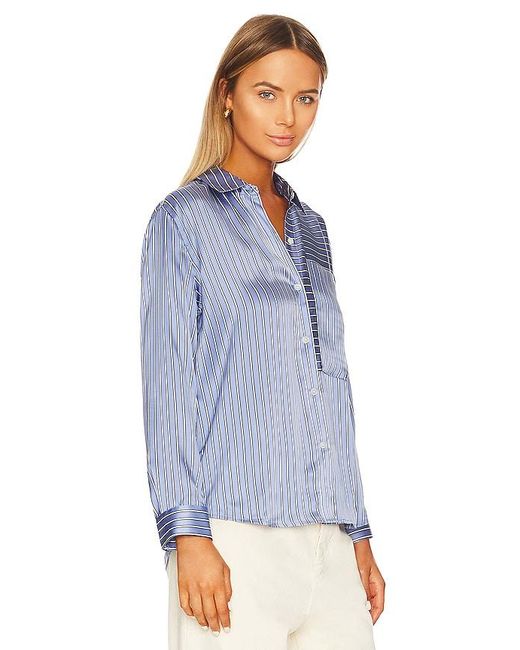 Rails Blue Spencer Top