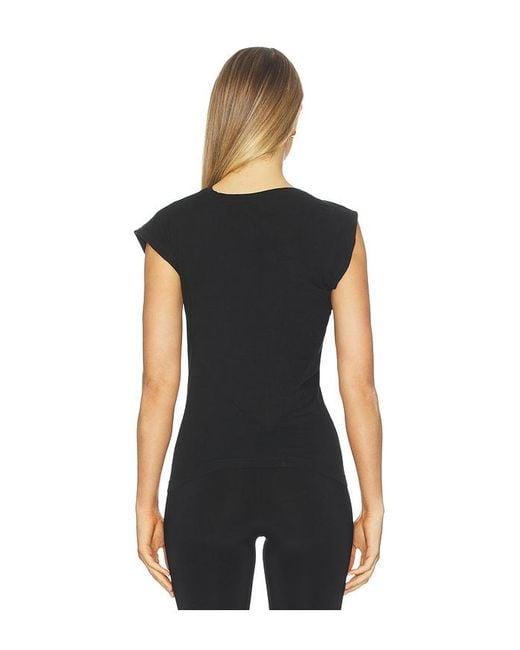 Agolde Black Beth Tee Shirt