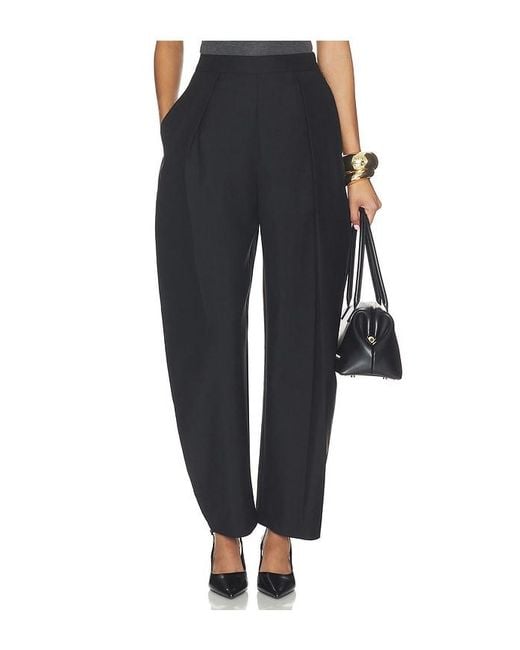 Rohe Black Puck Sculptural Tailored Trouser