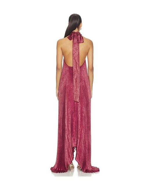 L'idée Red Opera Gown