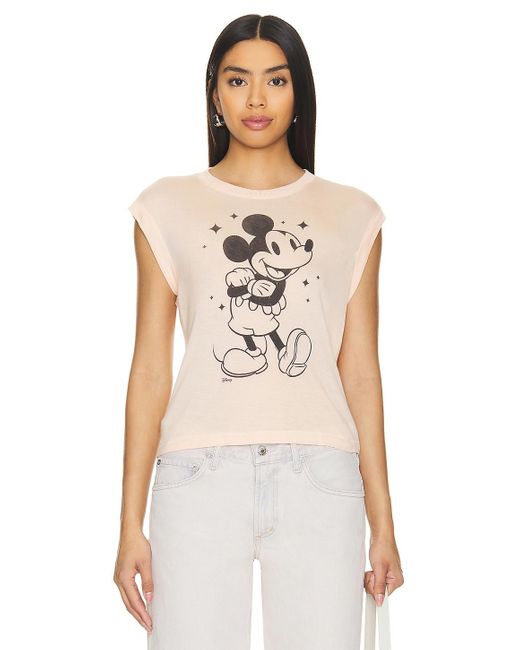 Junk Food Sparkle Mickey Tシャツ White