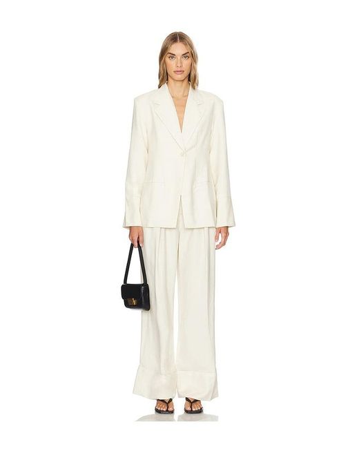 Faithfull The Brand White Soleil Blazer