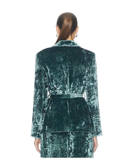 Ulla Johnson Green Ellery Velvet Jacket