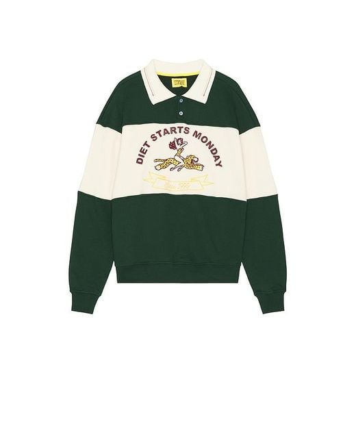 DIET STARTS MONDAY Pullover & Sweatshirts in Green für Herren