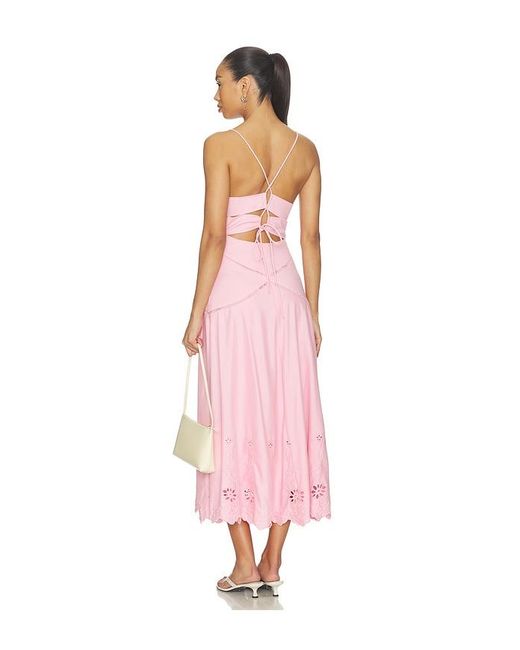 Astr Pink Lainey Dress