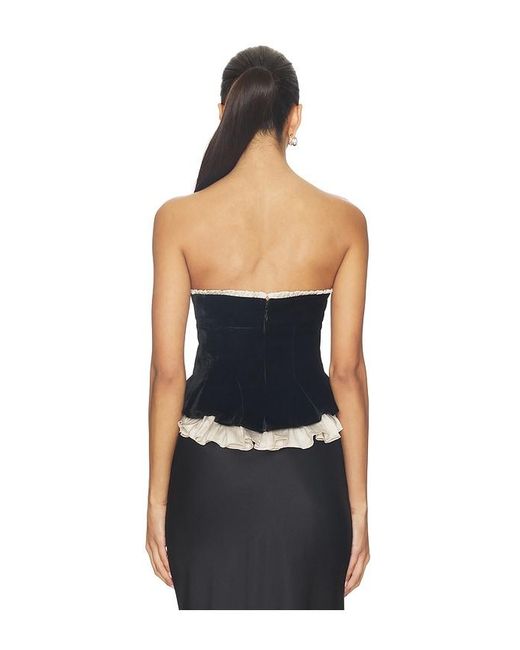 LPA Black Lauretta Corset Top