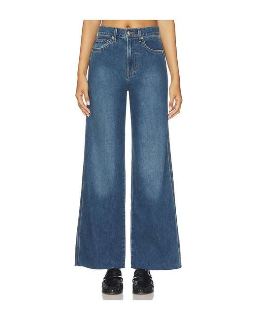 Veronica Beard Blue Taylor Cropped Wide Leg