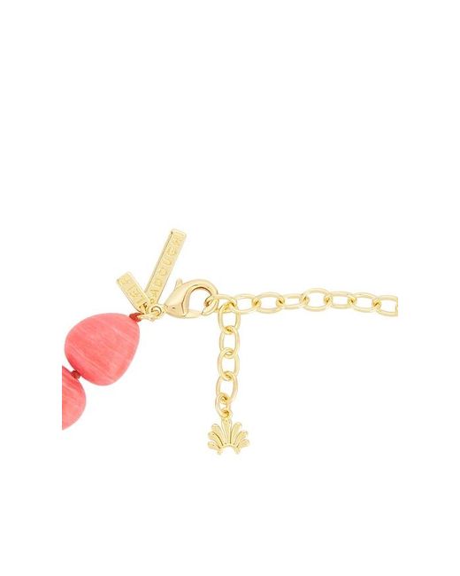 Lele Sadoughi Red Baroque Collar Necklace