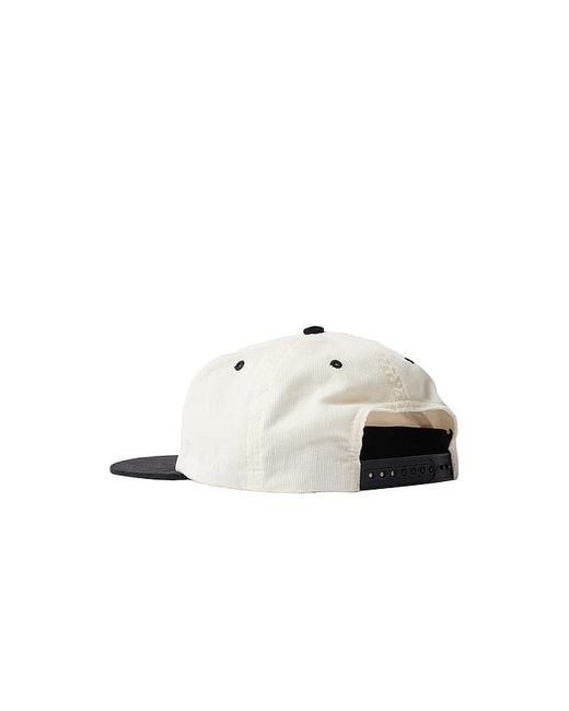 by Parra White Error Logo 6 Panel Hat for men