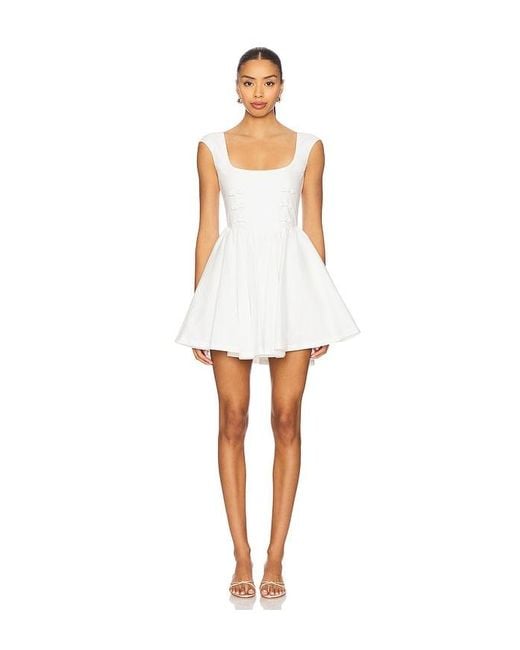 SAU LEE White Holly Dress