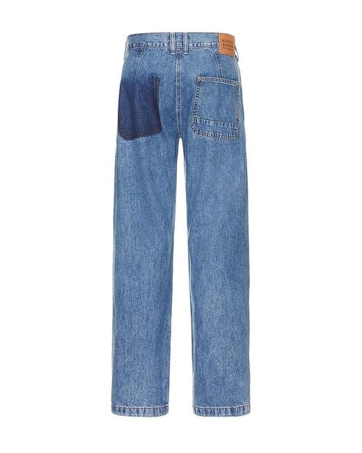 Scotch & Soda Blue The Verve Straight Workwear Jeans for men