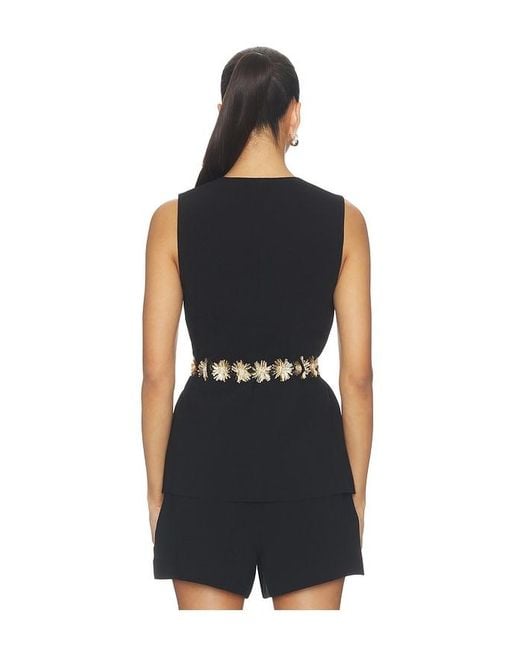 Cinq À Sept Blue Sunflare Belt Kole Vest