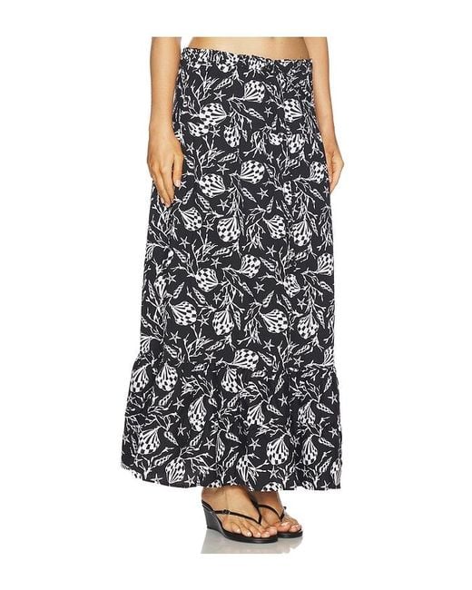 Peixoto Black Riley Maxi Skirt