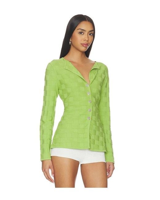 ALIGNE Green Olsen Knitted Shirt