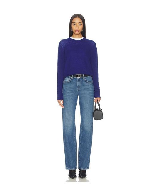 7 For All Mankind Blue Tess Trouser Jeans