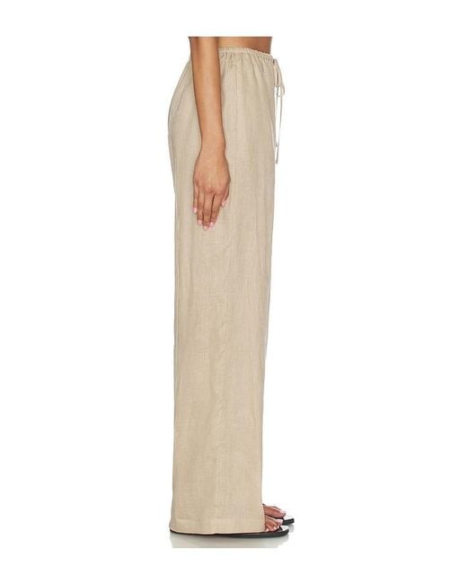 FRAME Natural The Linen Lounge Pant