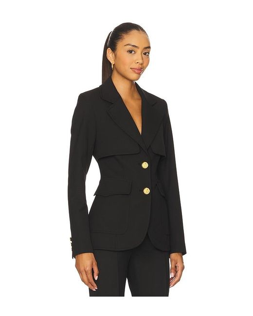 Smythe Black Storm Flap Blazer