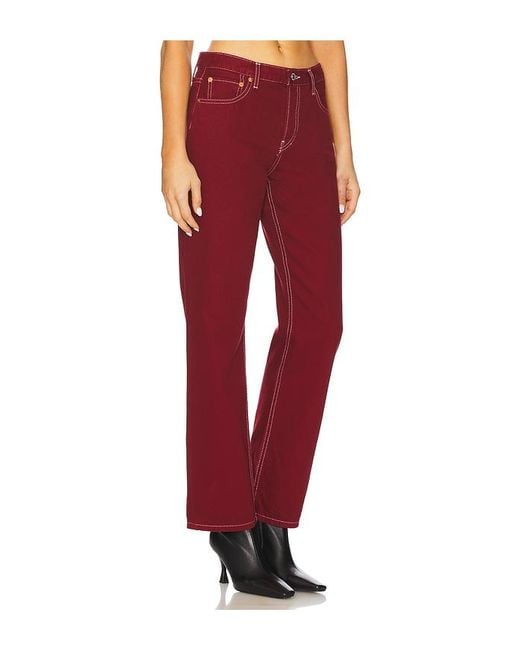Re/done Red The Standard Jeans