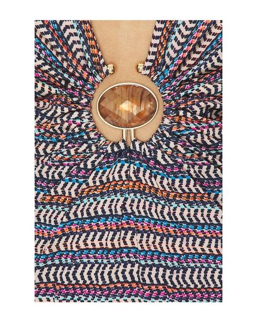 AFRM Purple Huston Shiny Knit Dress