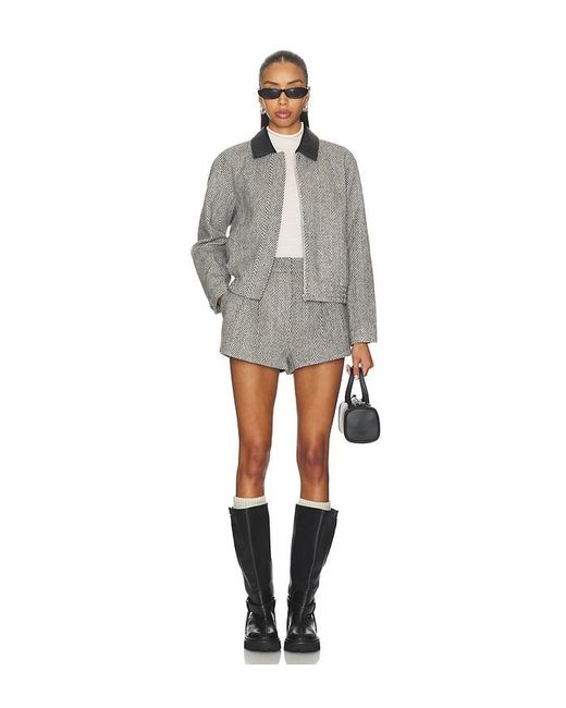 Astr Gray Sorine Shorts