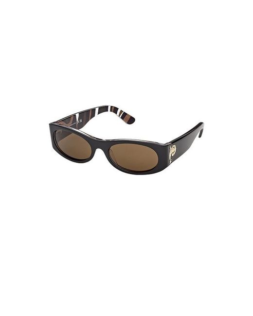 Emilio Pucci Multicolor Oval Sunglasses